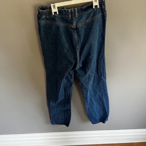 Dixie Blues Straight Leg High Rise Relaxed Fit Mom Jeans Us Sz 16 - Picture 6 of 8